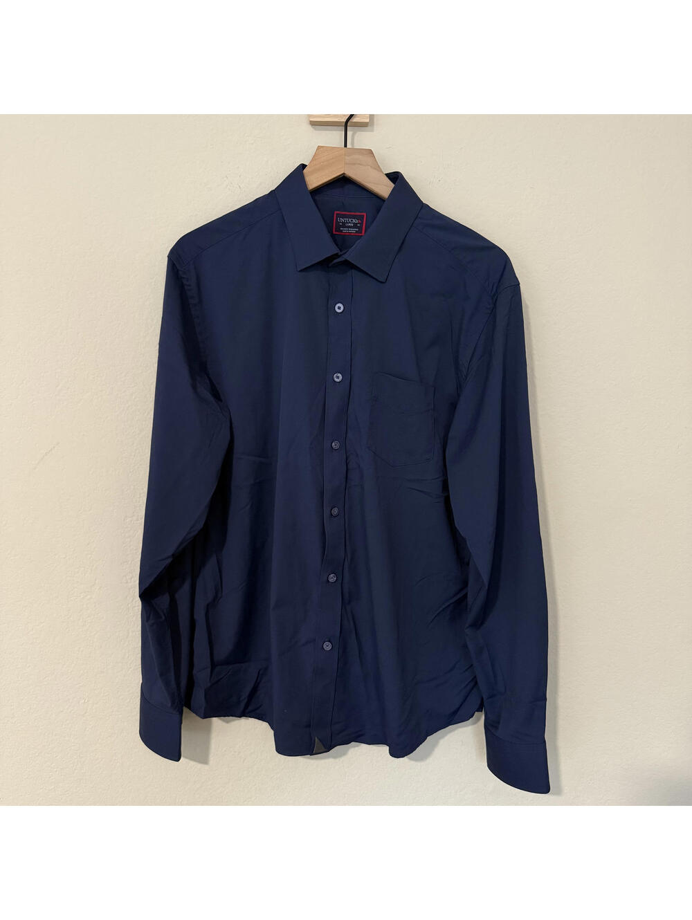 UNTUCKit Shirt Men's L Navy Button Down